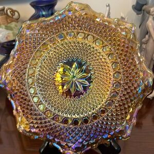 Carnival Indian glass